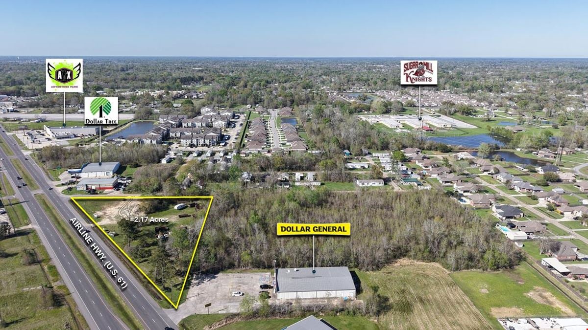 ±2.17 Acres  - 686' Airline Hwy. Frontage