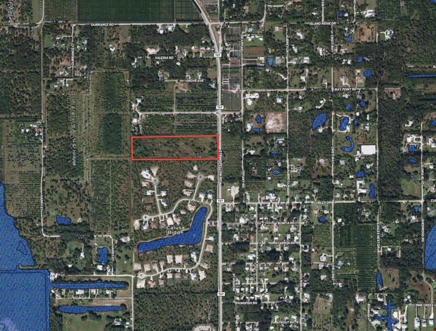 10 Acre Residential Homesite in Bokeelia, FL