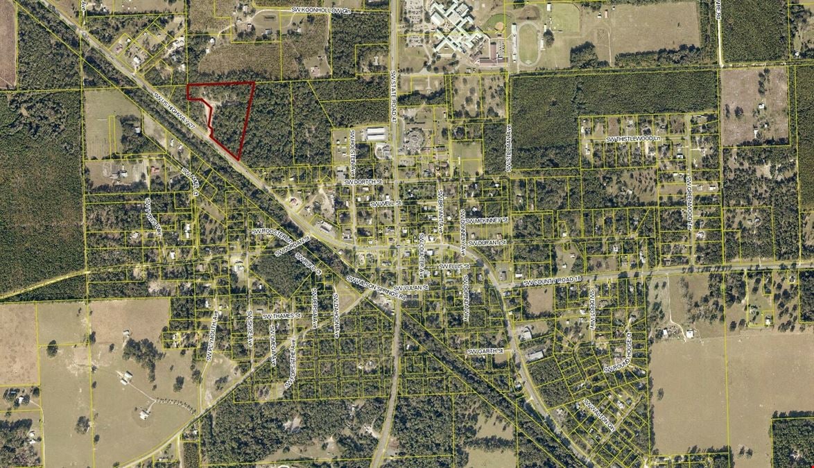 10 ± Acre Commercial Development Retail Site in Fort White