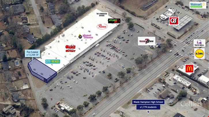 Retail Endcap Opportunity on Wade Hampton Boulevard