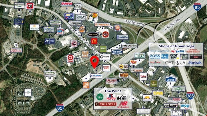 ±1,000-SF Suite for Lease at Woodruff Road Shopping Center