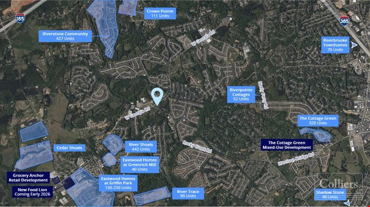 ±2-Acre Corner Site for Sale in Simpsonville, SC