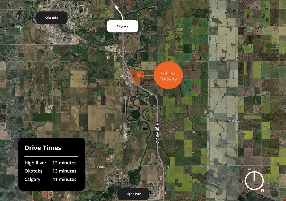 Plan 8746GH, Parcel B;C, Aldersyde, AB T0L 0