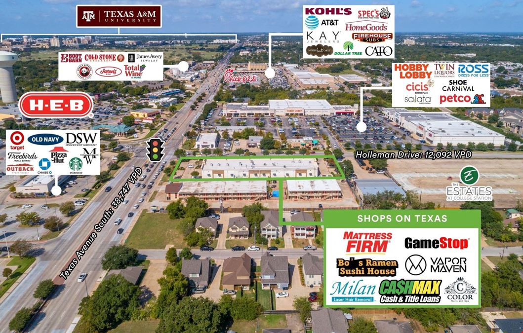 Shops on Texas