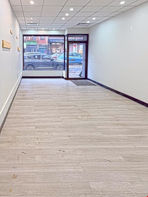 1,300 SF | 202 7th Avenue | New 12 FT Glass Storefront with Basement + Backyard for Lease
