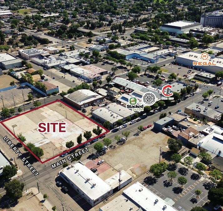 1.25± acres SWC Main Street and Liberty Street