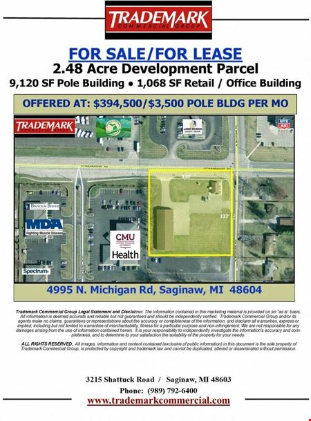Preview of Office space for Sale at 4995 N Michigan Ave