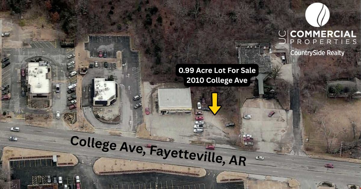 Prime Fayetteville, AR Commercial Development with Highway Frontage