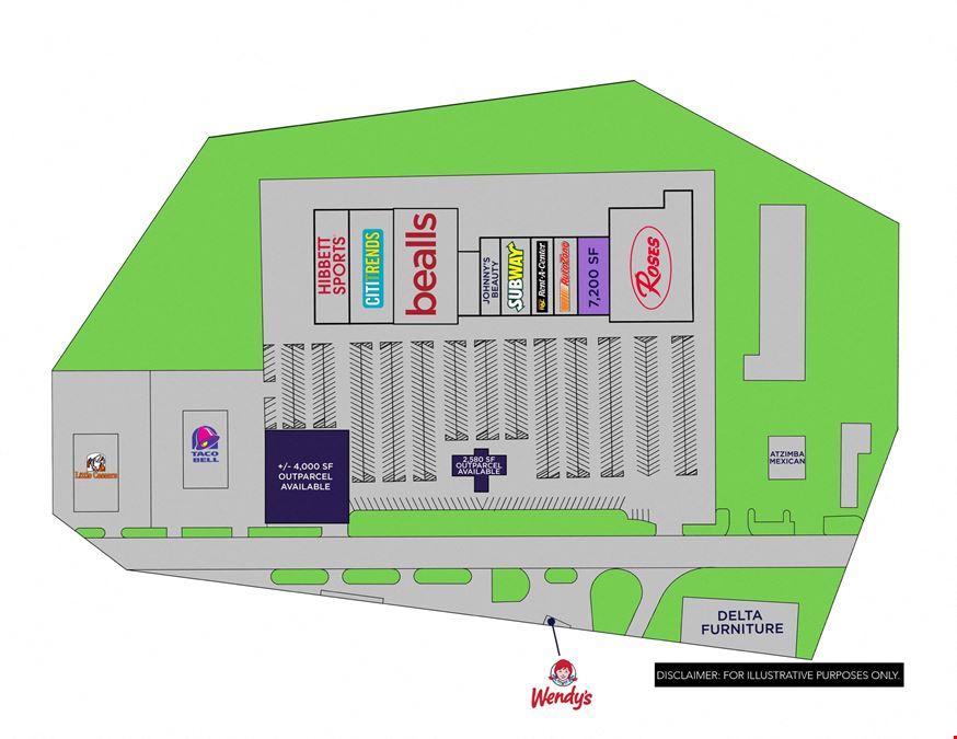 Clarksdale Shopping Center - Outparcels