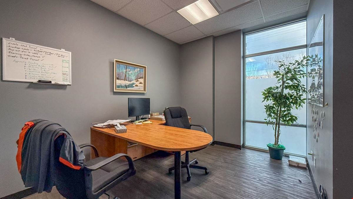 Centrally located industrial end-cap for sublease in the West Kelowna Business Park.