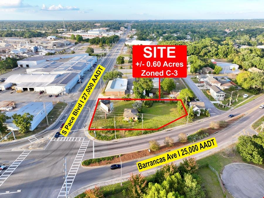 0.60-Acre C-3 Zoned Corner Lot – Pensacola, FL