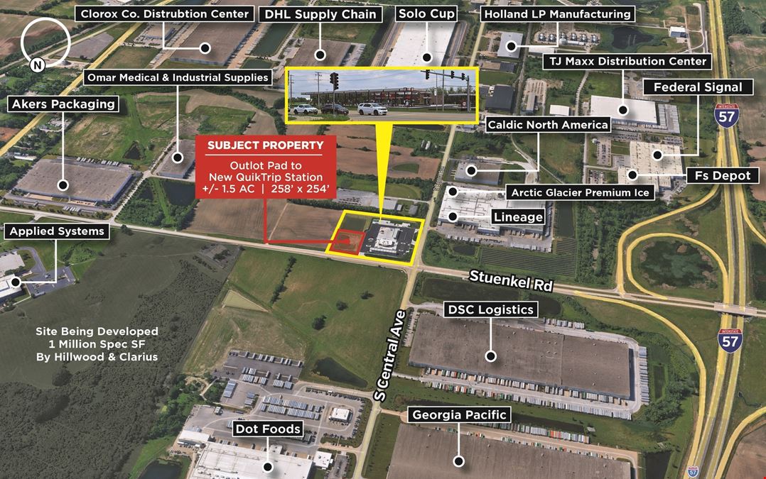 QuikTrip Travel Center Outlot For Sale ±1.5 Acre Site