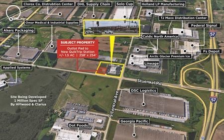 Preview of VacantLand space for Sale at SEC of Stuenkel Rd and Central Ave