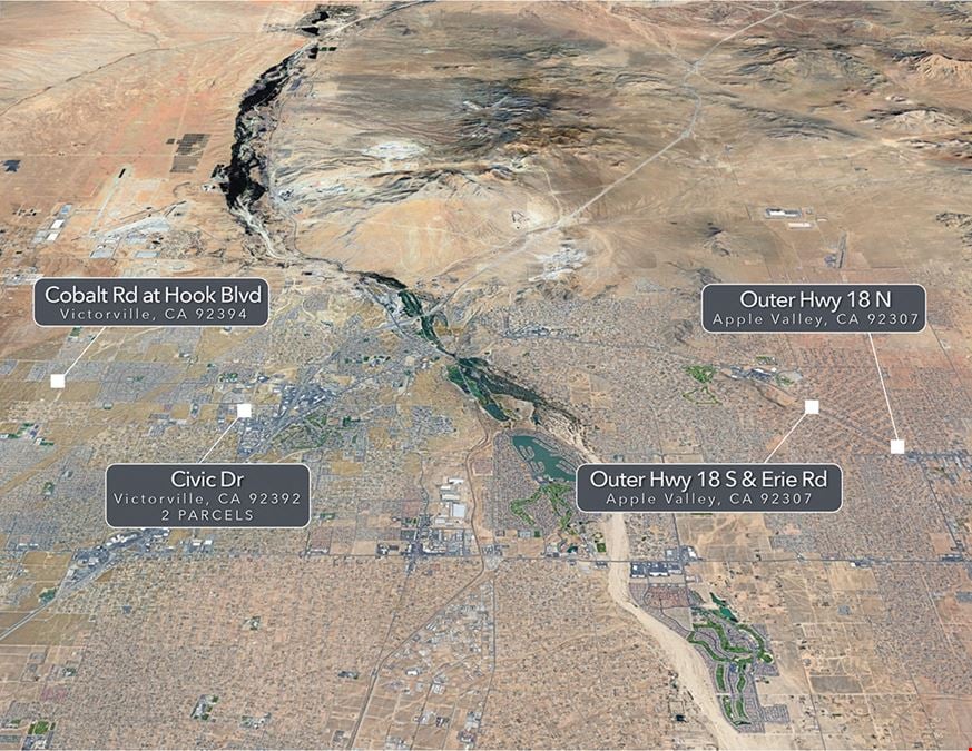 Victor Valley Land Portfolio For Sale