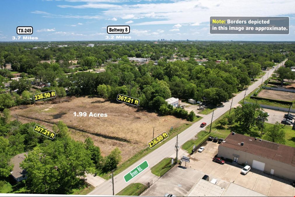 Price Improved! 1.99± AC Development Site Near I-45 / SH-249 / Beltway 8