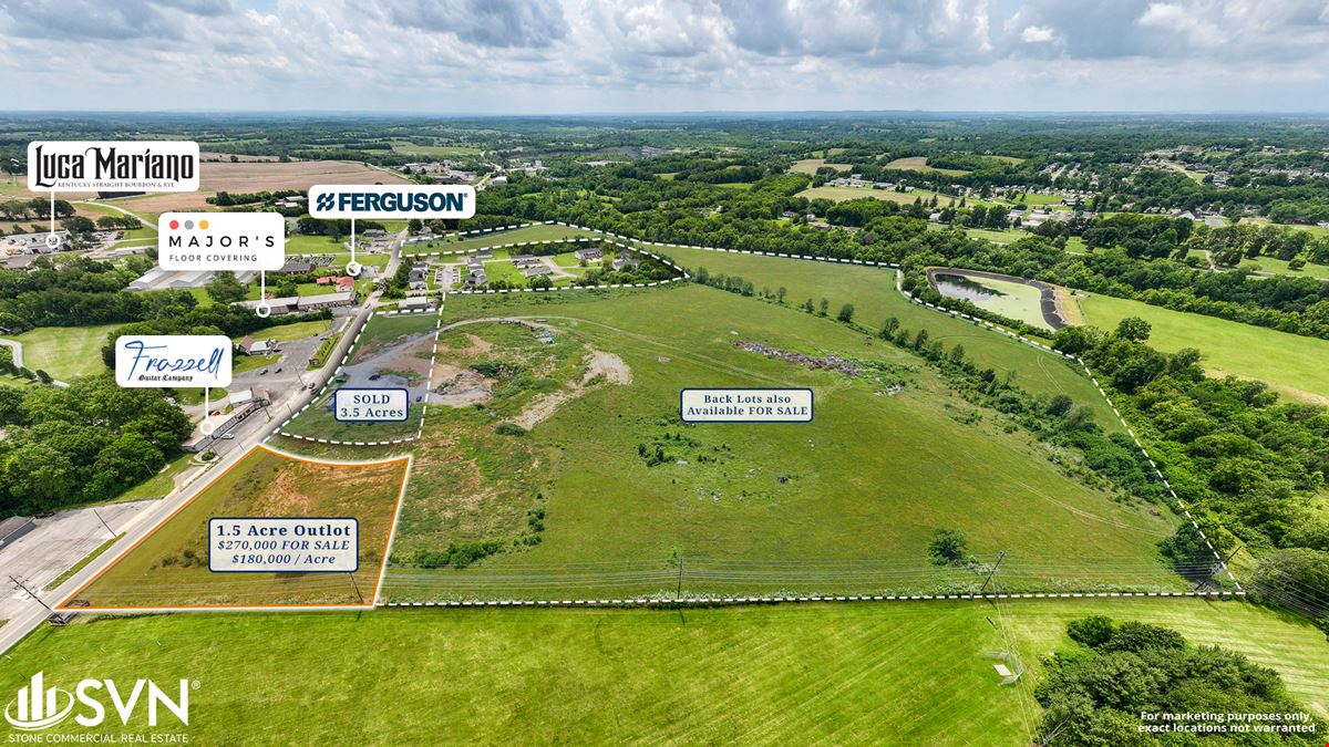 1.5-Acre Retail Outlot For Sale