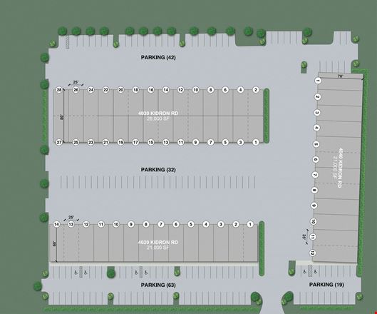 Preview of Industrial space for Rent at 4030 Kidron Road