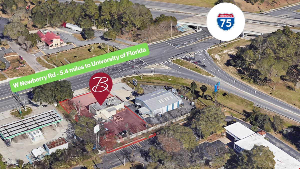Former Convenience Store for Lease, Prime I-75 and Newberry Road Location