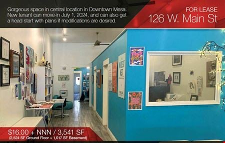 Preview of Retail space for Rent at 126 W Main St