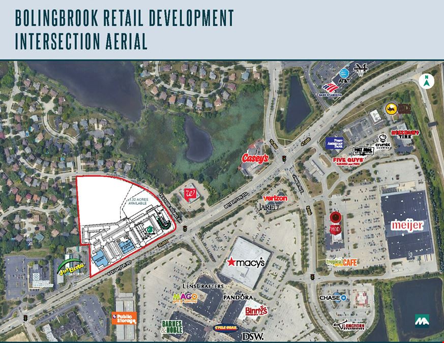 New Retail Development Across From The Promenade Bolingbrook