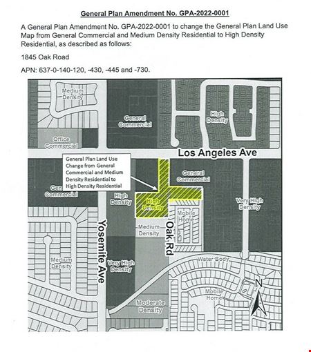 Preview of VacantLand space for Sale at 1845 Oak Rd
