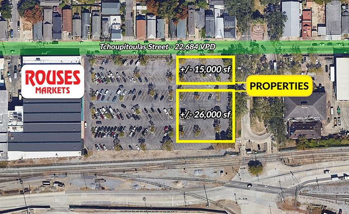 Preview of VacantLand space for Rent at 4500 Tchoupitoulas St