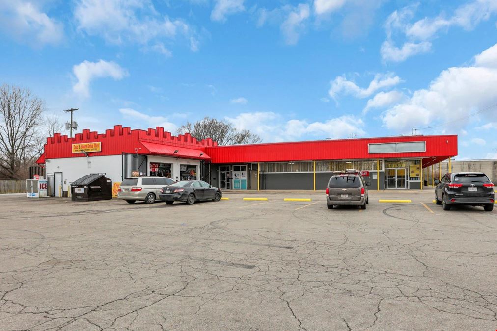 Southside Columbus laundromat, retail space, and drive-thru 1501-1511 Frebis Avenue