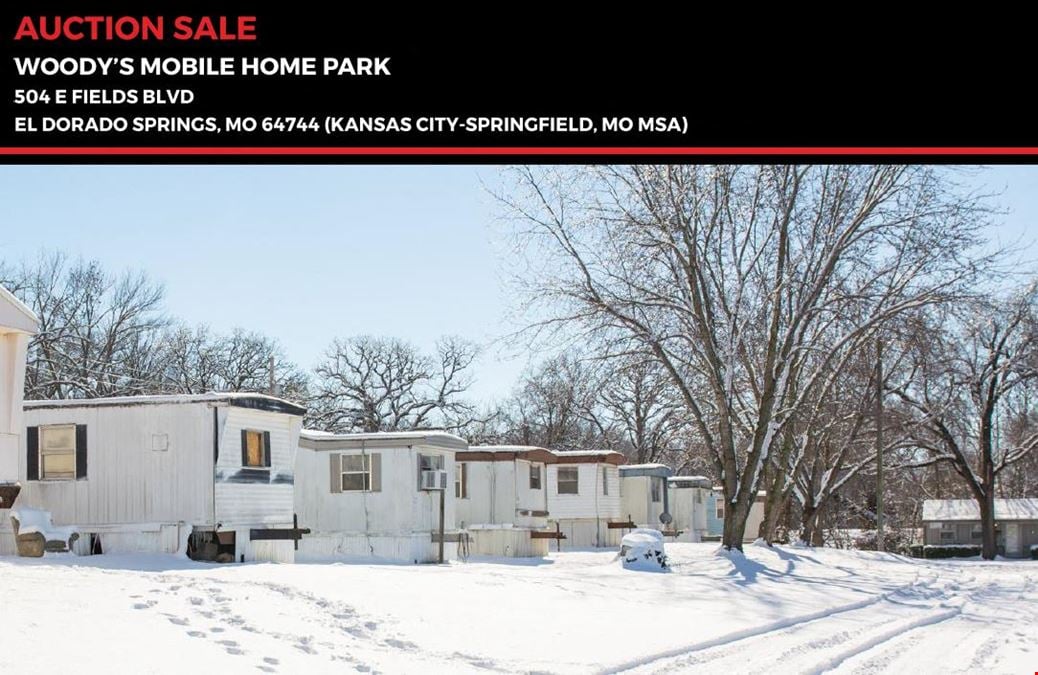 Woody’s Mobile Home Park | El Dorado Springs, MO (Kansas City – Springfield MSA)