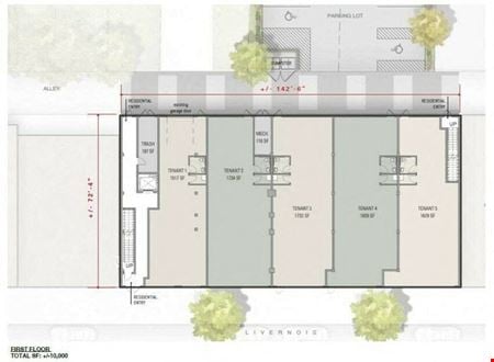 Preview of Retail space for Sale at 16921 Livernois Ave