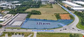 3.25 acres - US-62 (W Hudson Road) and AR-94 (N 8th Street)