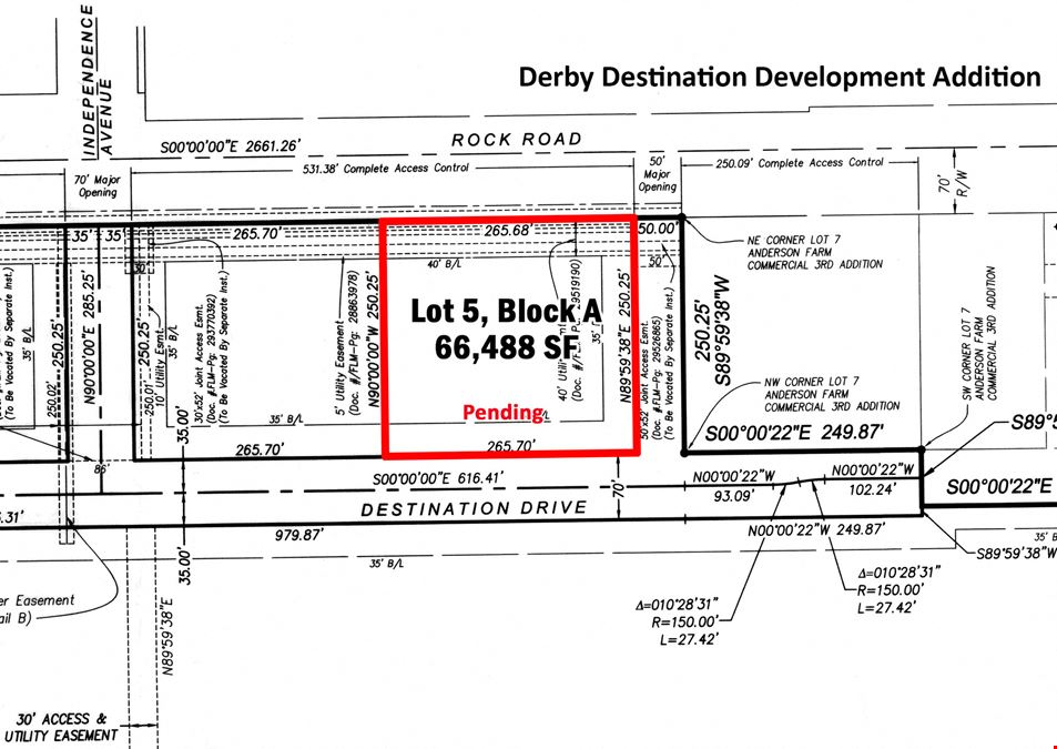 DERBY DEVELOPMENT LAND