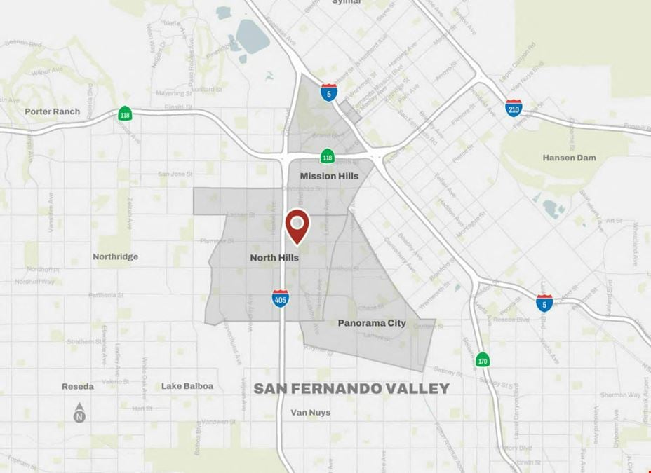 9441 - 9459 N. Sepulveda Blvd., 15420 W. Plummer St.