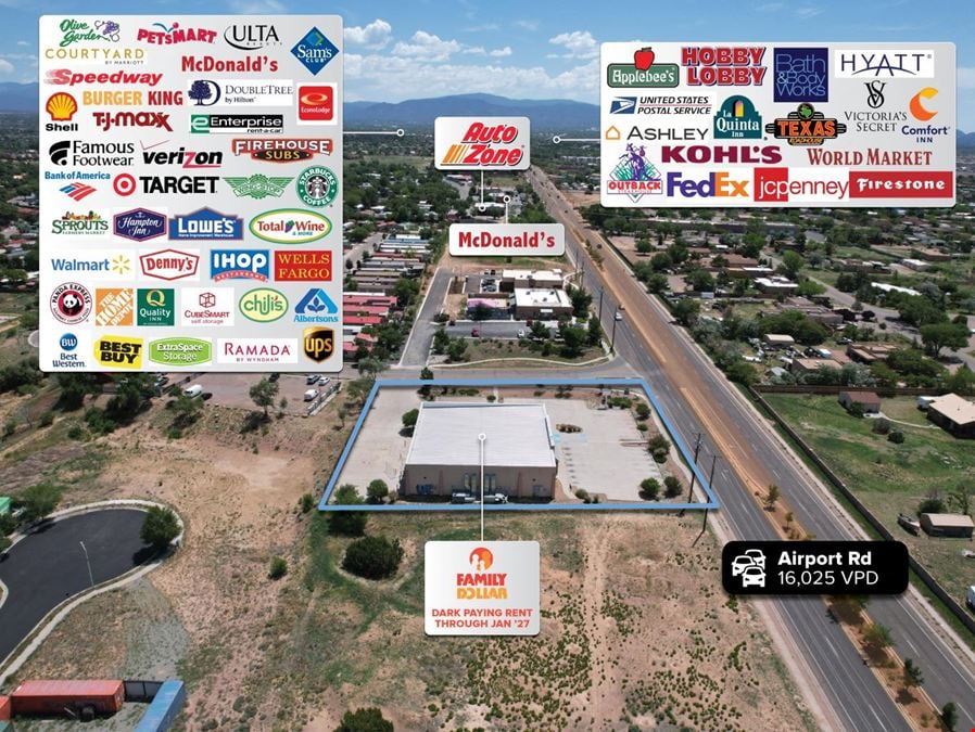 REIT Sale | Family Dollar (Dark) | Santa Fe, NM | Lease Exp. Jan 2027 | $148,071/YR