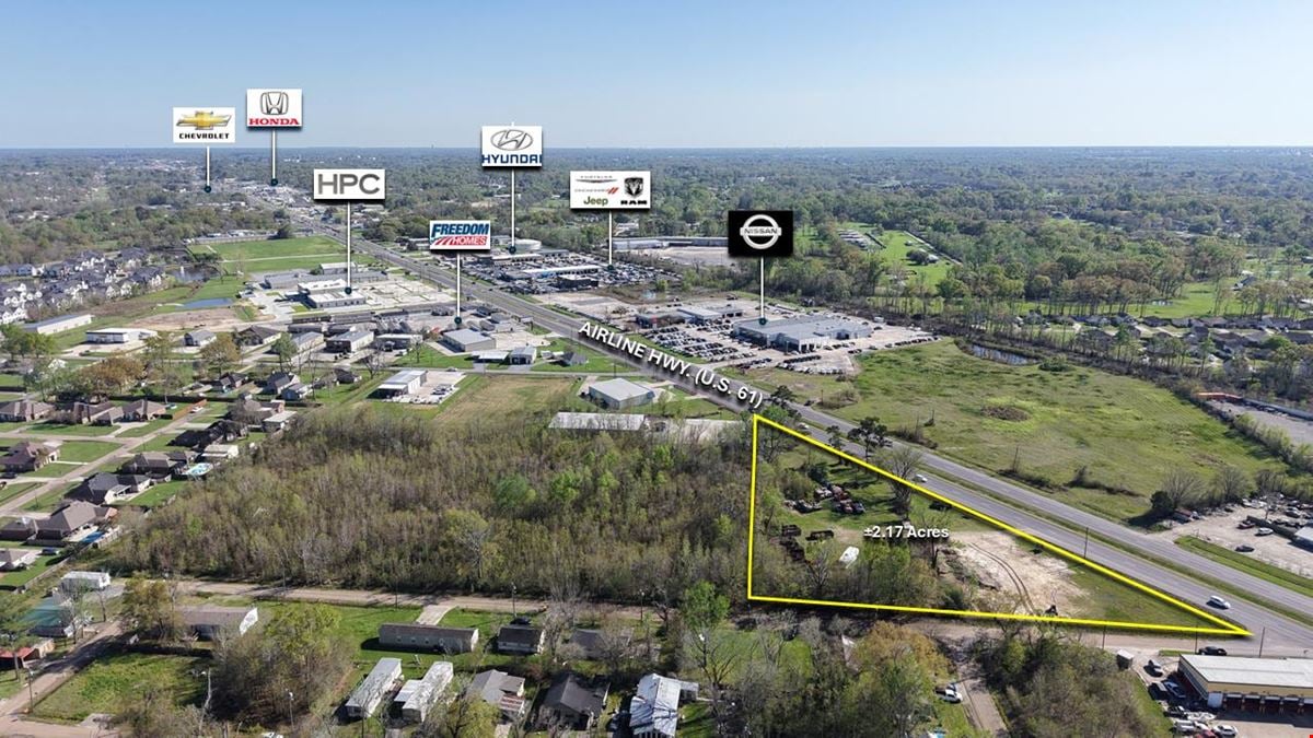 ±2.17 Acres  - 686' Airline Hwy. Frontage