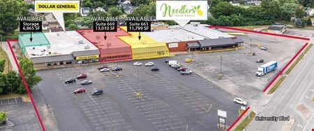 Preview of Retail space for Rent at 655-675 N University Blvd