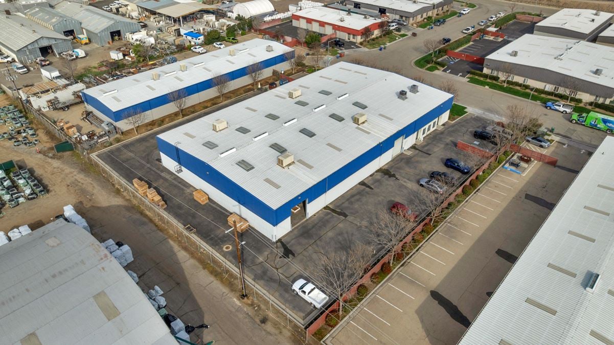 Freestanding Heavy Industrial Building Near Airport in Fresno, CA