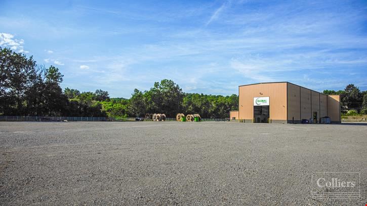 Standalone Industrial Facility with Expansive Laydown Yard Along Route 51