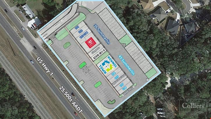 New Retail Center for Lease in North St. Augustine