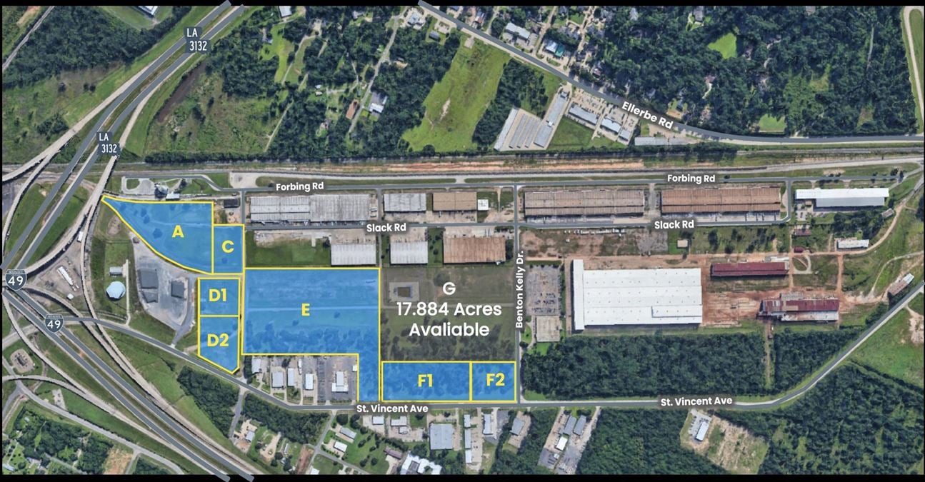 Slack Industrial Land: Flex or Build-to-Suit Sites Available