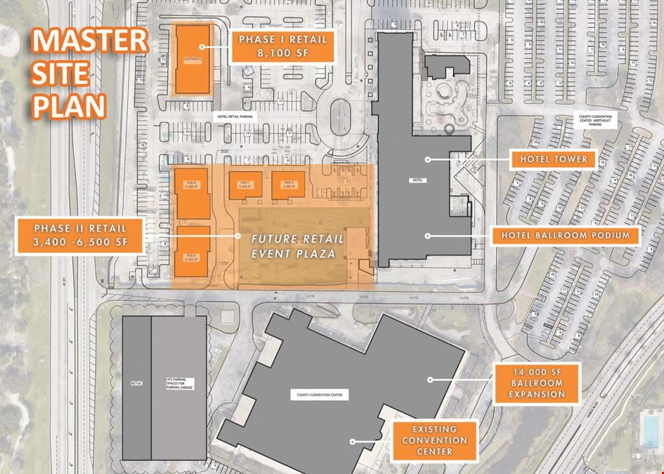 Marriott Resort Hotel & Spa Retail Pads for Lease