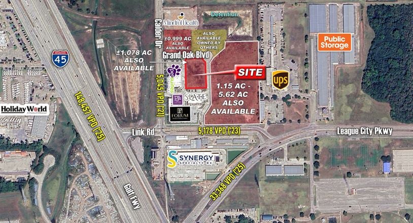 Preview of VacantLand space for Sale at 1110 Grand Oak Blvd - 1.078 Acres