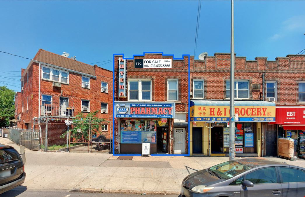 Commercial Two Story Building for Sale in Gravesend | Fully Occupied
