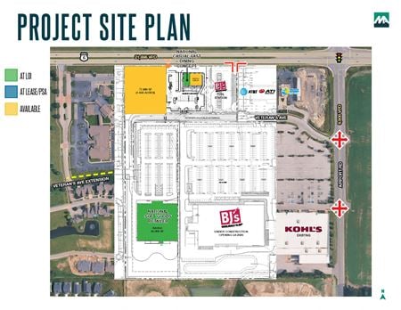 Preview of Retail space for Rent at swc airport road and us highway 6, portage, IN