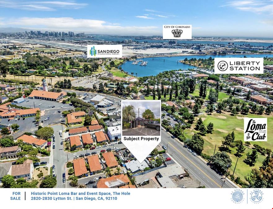 Bar and Property for Sale - Point Loma  2820-2830 Lytton Street San Diego, CA 92110