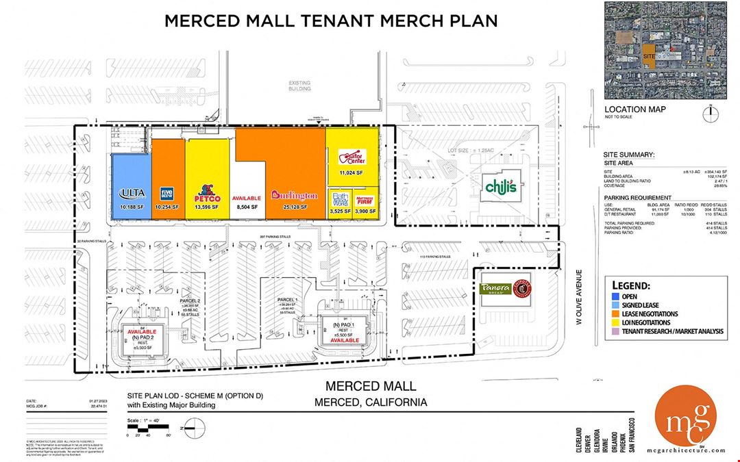 Merced Mall Anchor Space For Lease