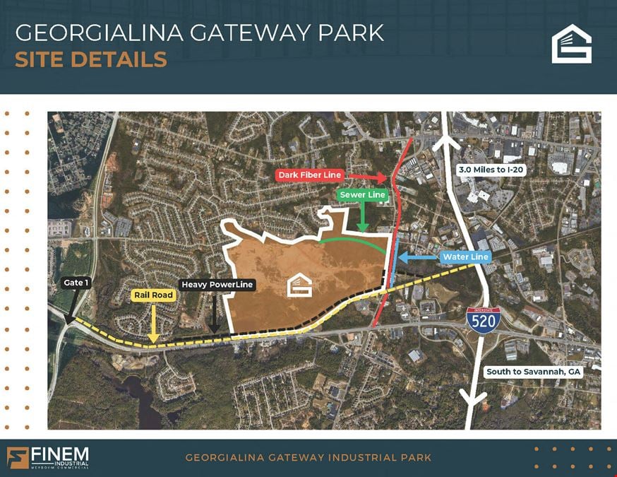 Georgialina Gateway Industrial Park | Build-to-Suit Space For Lease