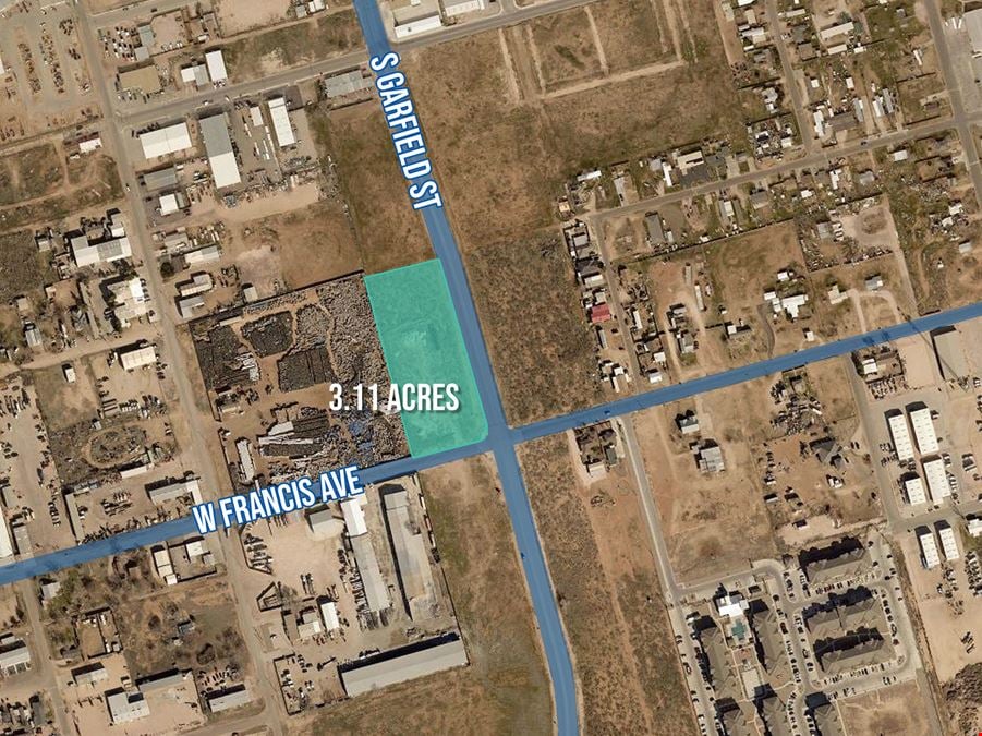 7.627 Acres Across 2 Lots on W Francis Ave