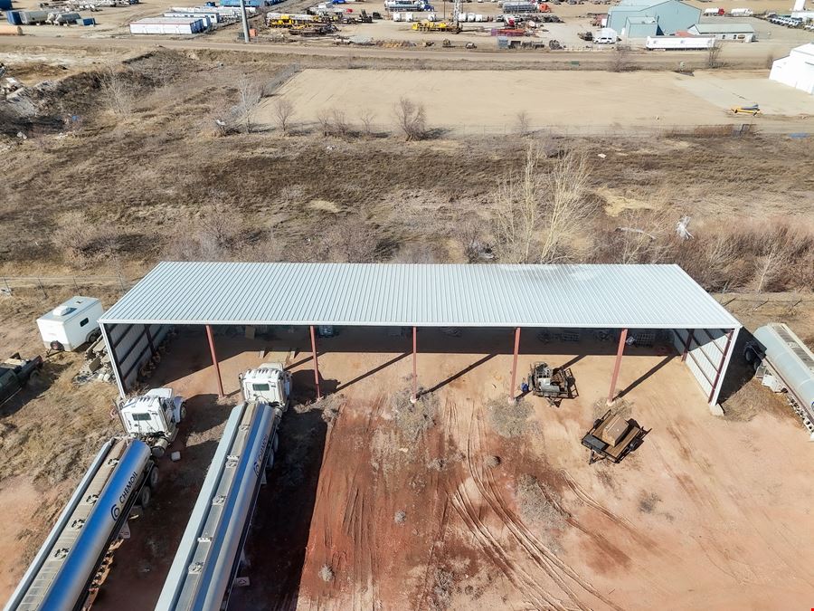 ±12,500 SF Shop(s) | Fenced and Stabilized ±5.53 Acre Yard