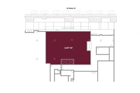 Preview of Retail space for Rent at 265 Saint Paul Street