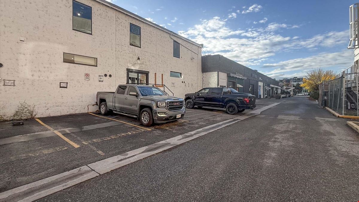 Commercial space available in the Old Cannery Building, an iconic three-storey brick building in Downtown Kelowna